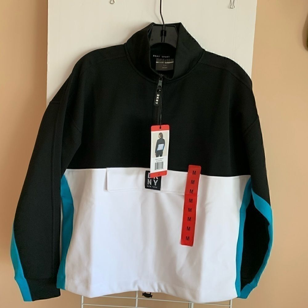 Dkny New York sports NWT quarter zipper sweater m